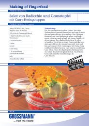 Making of Fingerfood - Grossmann Feinkost GmbH