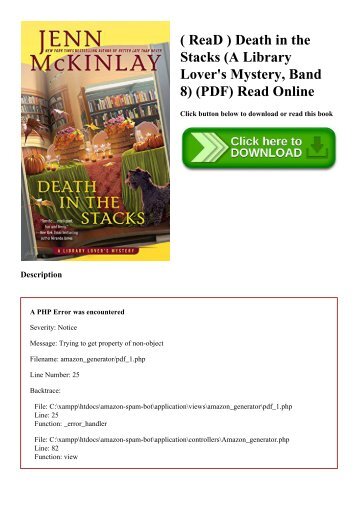 ( ReaD ) Death in the Stacks (A Library Lover's Mystery  Band 8) (PDF) Read Online