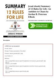 12 Rules For Life An Antidote To Chaos By Jordan B Peterson
