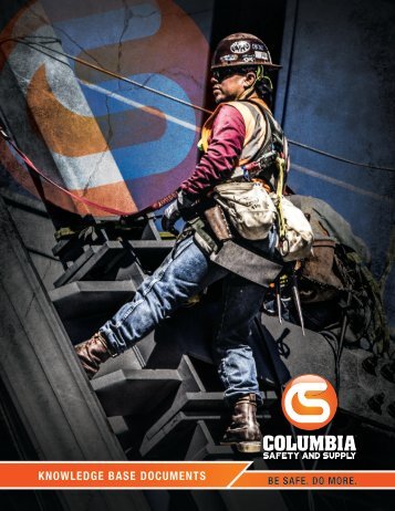 Columbia Safety And Supply Knowledge Base Booklet