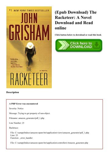 (Epub Download) The Racketeer A Novel Download and Read online