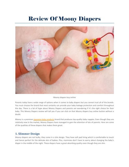 buy diapers online