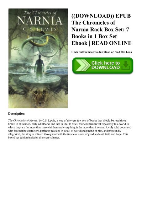 The Chronicles Of Narnia Ebook