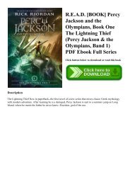 R.E.A.D. [BOOK] Percy Jackson and the Olympians  Book One The Lightning Thief (Percy Jackson & the Olympians  Band 1) PDF Ebook Full Series