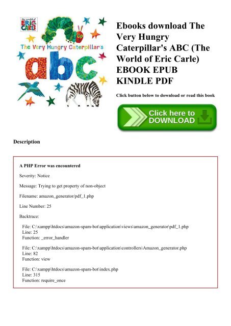 Ebooks Download The Very Hungry Caterpillar S Abc The World Of Eric Carle Ebook Epub Kindle Pdf