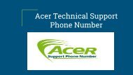 Acer Technical Support Phone Number