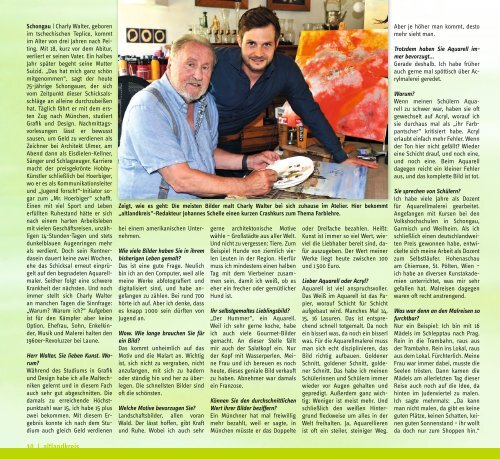 Altlandkreis Ausgabe September/Oktober 2018 - Das Magazin für den westlichen Pfaffenwinkel