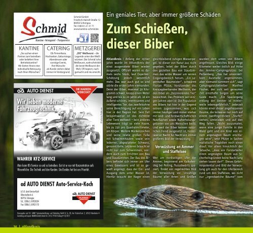 Altlandkreis Ausgabe September/Oktober 2018 - Das Magazin für den westlichen Pfaffenwinkel