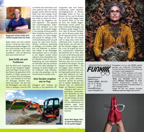 Altlandkreis Ausgabe September/Oktober 2018 - Das Magazin für den westlichen Pfaffenwinkel