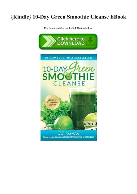 {Kindle} 10-Day Green Smoothie Cleanse EBook