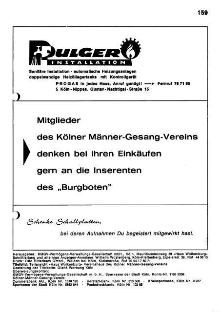 Der Burgbote 1972 (Jahrgang 52)