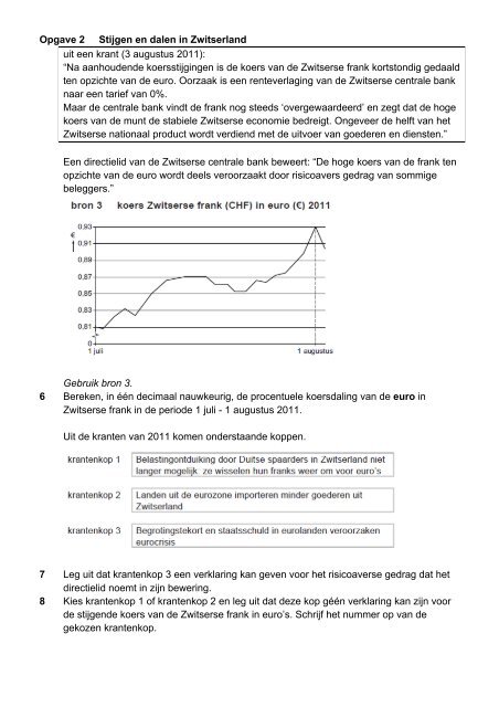 Havo examens 2009 -  2018 - Hans Vermeulen