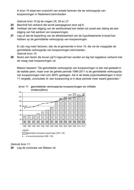 Havo examens 2009 -  2018 - Hans Vermeulen