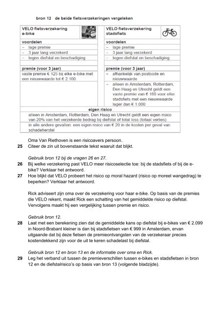 Havo examens 2009 -  2018 - Hans Vermeulen