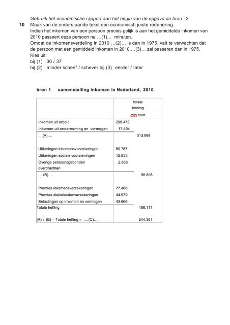 Havo examens 2009 -  2018 - Hans Vermeulen