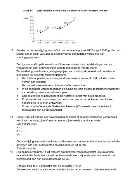 Havo examens 2009 -  2018 - Hans Vermeulen