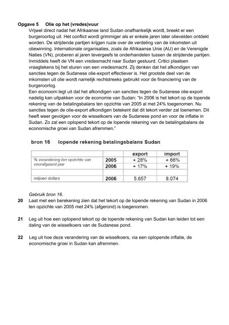 Havo examens 2009 -  2018 - Hans Vermeulen