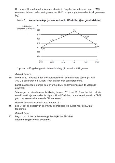 Havo examens 2009 -  2018 - Hans Vermeulen