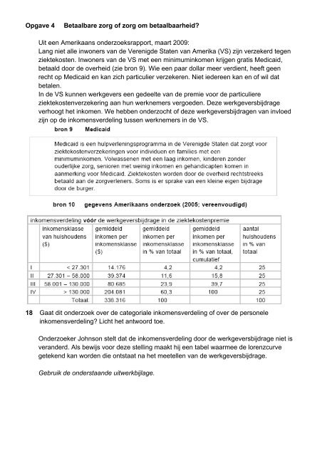 Havo examens 2009 -  2018 - Hans Vermeulen