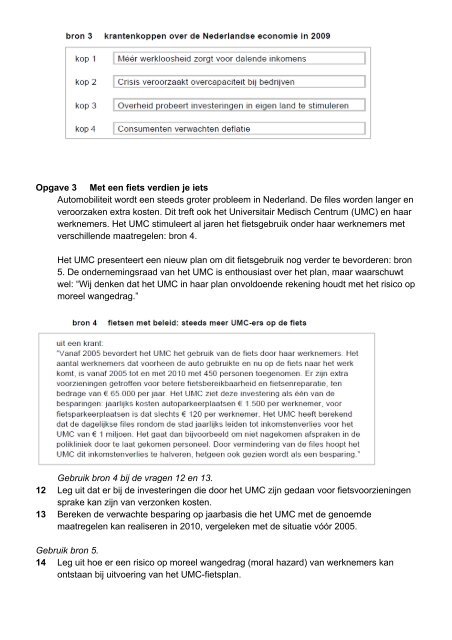 Havo examens 2009 -  2018 - Hans Vermeulen