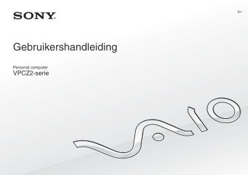 Sony VPCZ23J9E - VPCZ23J9E Istruzioni per l'uso Olandese