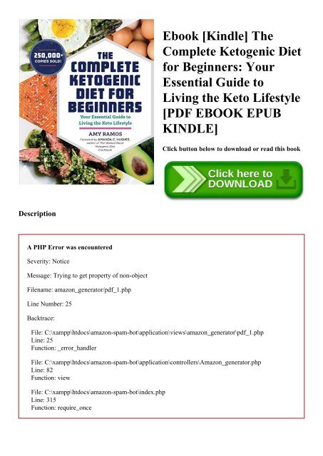 Ebook [Kindle] The Complete Ketogenic Diet for Beginners Your Essential Guide to Living the Keto Lifestyle [PDF EBOOK EPUB KINDLE]