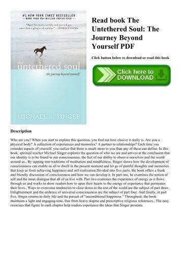 Read book The Untethered Soul The Journey Beyond Yourself PDF