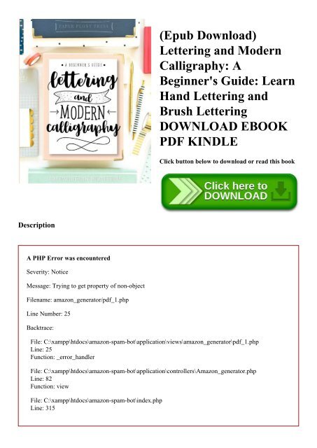brush lettering book pdf