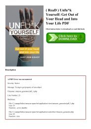 ( ReaD ) Unfuk Yourself Get Out of Your Head and Into Your Life PDF