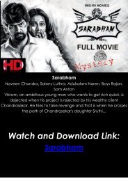 PUTLOCKER HINDI MYSTERY MOVIE  Sarabham  FULL ONLINE HD-BLURAY