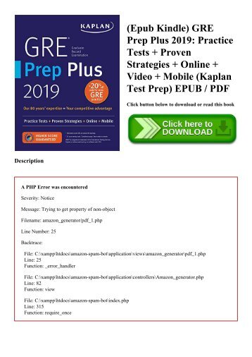(Epub Kindle) GRE Prep Plus 2019 Practice Tests + Proven Strategies + Online + Video + Mobile (Kaplan Test Prep) EPUB  PDF
