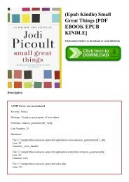 (Epub Kindle) Small Great Things [PDF EBOOK EPUB KINDLE]