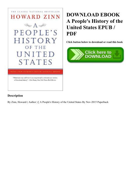 DOWNLOAD EBOOK A People's History of the United States EPUB  PDF