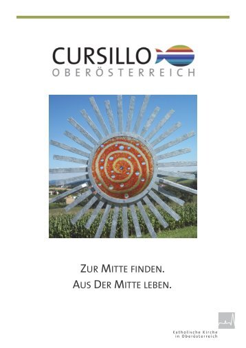 Cursillo OÖ - Angebote 2018/19