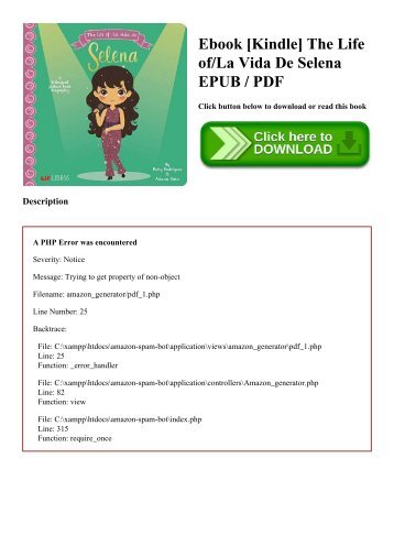 Ebook [Kindle] The Life ofLa Vida De Selena EPUB  PDF