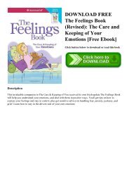 DOWNLOAD FREE The Feelings Book (Revised) The Care and Keeping of Your Emotions [Free Ebook]