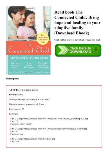 Read book The Connected Child Bring hope and healing to your adoptive family (Download Ebook)