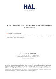 C++ Classes for 2-D Unstructured Mesh Programming