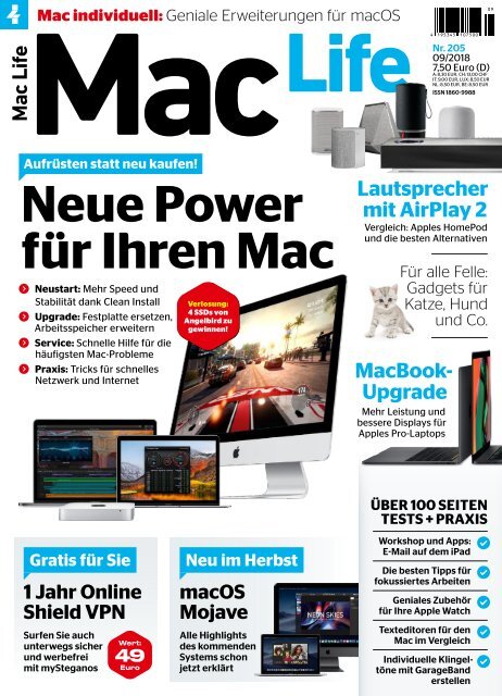 21) Mac Life Magazin (HD Version) September No 09 2018 (ISSN 1860-9988)