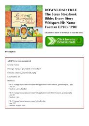 DOWNLOAD FREE The Jesus Storybook Bible Every Story Whispers His Name Forman EPUB  PDF