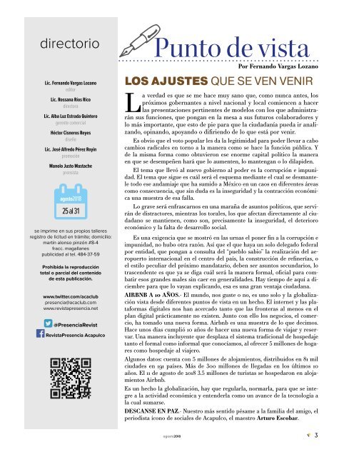 Revista Presencia Acapulco 1113