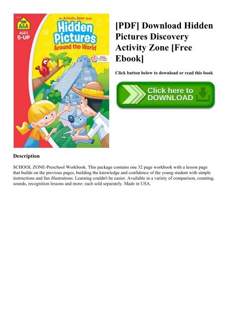 Pdf Download Hidden Pictures Discovery Activity Zone Free Ebook