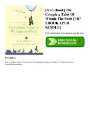 [read ebook] The Complete Tales Of Winnie The Pooh [PDF EBOOK EPUB KINDLE]