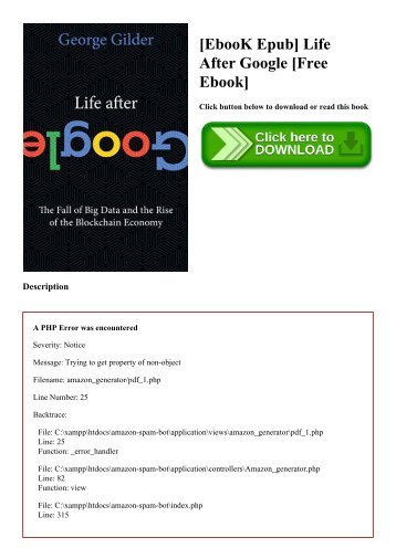 epub download life after google the fall of big data and the rise