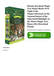 Ebooks download Magic Tree House Books #5-8 Night of the NinjasAfternoon on the AmazonSunset of the SabertoothMidnight on the Moon (Magic Tree House (R)) (Download Ebook)