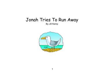 Jonah Tries to Run Away Big Book