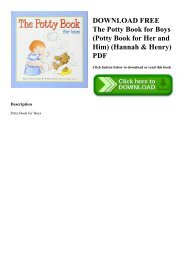 DOWNLOAD FREE The Potty Book for Boys (Potty Book for Her and Him) (Hannah & Henry) PDF