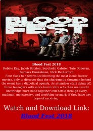PUTLOCKERS FULL HORROR MOVIE Blood Fest 2018 HD-BLURAY