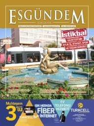 İstikbal Gazetesi Esgündem Dergisi Ağustos 2018 Sayısı