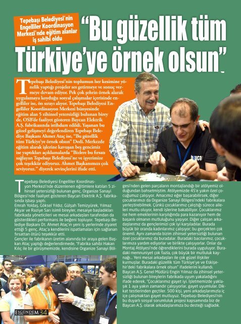 İstikbal Gazetesi Esgündem Dergisi Ağustos 2018 Sayısı